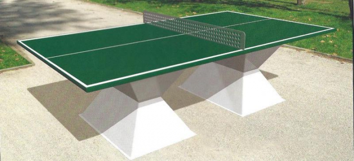Table ping-pong polyester Coloris Vert